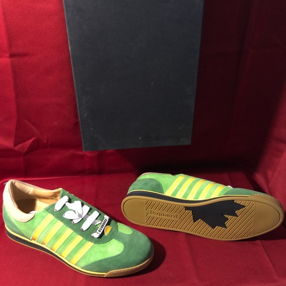 DSquared2 Mens Velour Sneaker - Picture 1 of 4